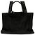 Marni Shopper-Bag aus schwarzem Canvas - Ansicht 4