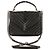 Borsa a tracolla in pelle College Medium Yves Saint Laurent Nero