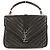 Borsa a tracolla in pelle College Medium Yves Saint Laurent Nero - vista 2