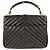 Borsa a tracolla in pelle College Medium Yves Saint Laurent Nero - vista 3