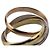 Bague Cartier Trinity en or rose blanc et jaune 18K - vue 9