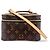 Louis Vuitton Nice Vanity Case Monogram Canvas Nano Castaño
