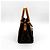 Louis Vuitton Soufflot Monogram Canvas with Leather MM Marrone - vista 3