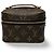 Louis Vuitton Nice Vanity Case Monogram Canvas Nano Braun