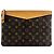 Pouch Daily Louis Vuitton Monogram Canvas Marrone