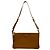 Prada Triangle Plate Soft Grain Leather One-Shoulder Bag Brown