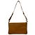 Prada Triangle Plate Soft Grain Leather One-Shoulder Bag Brown - view 2