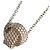 Autre Marque Collana con pendente Tiffany Somerset Mesh Ball Chain Argento