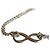Autre Marque Tiffany Infinity Halskette mit doppeltem Kettenanhänger Silber - Ansicht 3