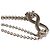 Autre Marque Tiffany Infinity Halskette mit doppeltem Kettenanhänger Silber - Ansicht 4