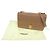 Borsa a tracolla in pelle beige Burberry TB Logo - vista 2