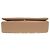 Borsa a tracolla in pelle beige Burberry TB Logo - vista 5