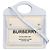 Borsa Mini Two-Tone Pocket Burberry Beige Blu chiaro