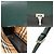 Burberry Nova Check Schultertasche aus Leder Schwarz Beige Grün - Ansicht 9