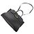 Borsa Valextra Milano Medium Borsa a mano in pelle nera 2-Way Nero - vista 8
