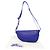 Borsa a tracolla Burberry Shield in pelle e nylon blu - vista 2