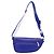 Borsa a tracolla Burberry Shield in pelle e nylon blu - vista 3