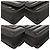 Borsa a tracolla Jimmy Choo Varenne Avenue Quad in pelle nera con catena Nero - vista 5