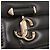 Borsa a tracolla Jimmy Choo Varenne Avenue Quad in pelle nera con catena Nero - vista 9