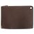 Borsa a pochette Burberry Nova Check in pelle marrone