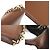 Borsa a tracolla Jimmy Choo Varenne in pelle marrone con catena - vista 10