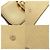 Borsa a tracolla Burberry Buckle in pelle metallizzata oro D'oro Metallico - vista 10