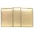 Borsa a tracolla Burberry Buckle in pelle metallizzata oro D'oro Metallico - vista 3