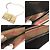 Borsa a tracolla Burberry Buckle in pelle metallizzata oro D'oro Metallico - vista 7