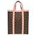 Borsa Tote 2-Way in pelle Burberry TB Monogram Marrone Rosa - vista 3