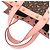 Borsa Tote 2-Way in pelle Burberry TB Monogram Marrone Rosa - vista 6