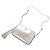 Borsa Camera Jimmy Choo Athini Argento - vista 6