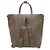 Sac Tote Valextra V-Line en cuir gris Marron - vue 2