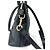 Gucci GG Charm Convertible Dome Satchel Leder Medium Schwarz - Ansicht 4