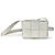 Bottega Veneta Cassette Maxi Intrecciato Leather Candy Bianco