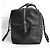 Chanel Borsa Bowling Feather Weight in Pelle Trapuntata Nero - vista 4