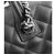 Chanel Borsa Bowling Feather Weight in Pelle Trapuntata Nero - vista 6