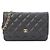Portafoglio a catena Chanel Timeless Classic Nero