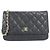 Portafoglio a spalla con catena Chanel Timeless Classic Nero