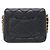 Borsa a tracolla Chanel AS2733 in pelle di agnello nera Nero - vista 2