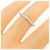 Anillo Chanel Camélia en oro blanco de 18K Dorado - vista 3