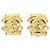 Chanel Gold Clip-On Ohrringe Golden