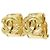 Chanel Gold Clip-On Ohrringe Golden - Ansicht 2