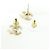 Orecchini a lobo Chanel ABE100 Gold D'oro - vista 3