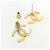 Pendientes de botón Chanel ABC502 Gold Dorado - vista 3