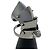 Vivienne Westwood Armor Band Ring Set Schwarz Silber
