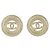 Chanel 86197 Gold Stecker-Ohrringe Golden