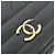 Cartera bi-fold Chanel 82399 de cuero negro - vista 7