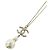 Chanel 53161 Halskette Weiß Golden