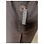 Autre Marque Camicia cotone marrone collo coreano - vista 2