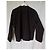 Autre Marque Camicia cotone marrone collo coreano - vista 4